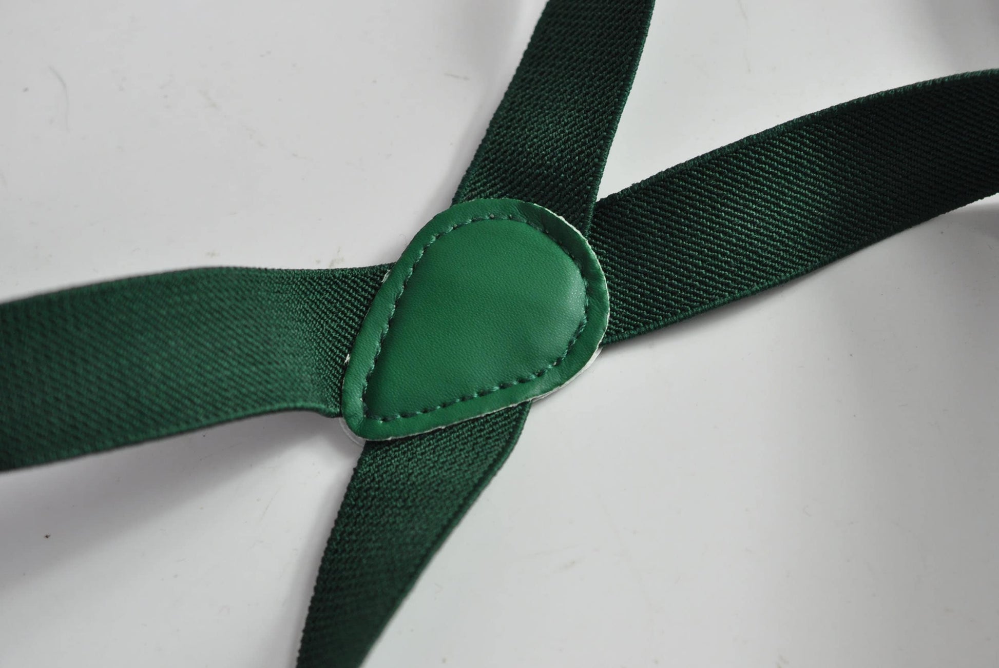 Dark Emerald Green Bottle Green 25mm X-back Elastic Suspenders braces for Men / Youth / Boy Kids / Baby Infant toddler