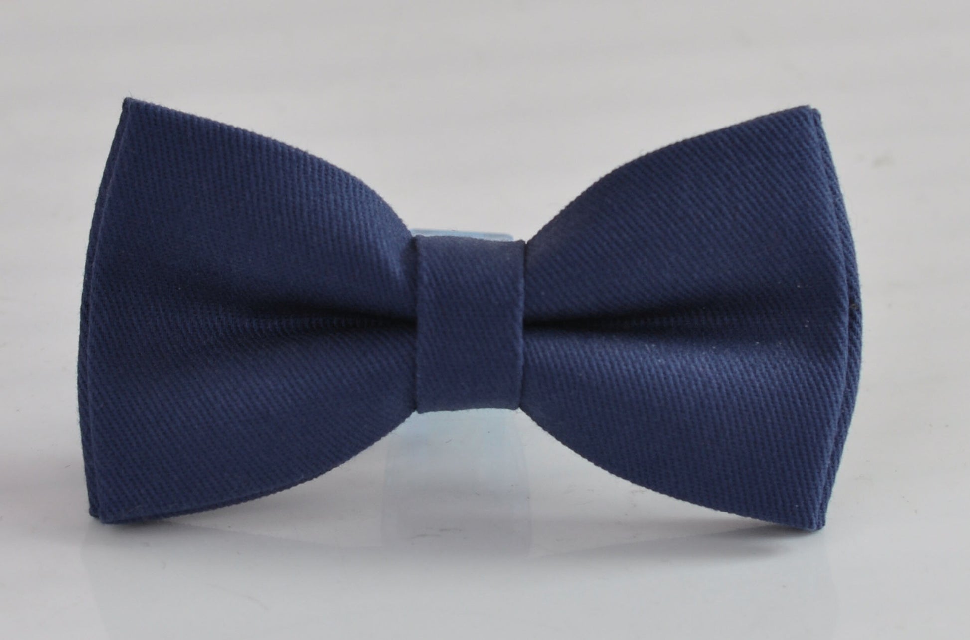 Sapphire Yale Steel Blue COTTON Bow tie + Matched Elastic Suspenders Braces for Baby infant Toddler/ Kids Boy / Youth Teenage / Men