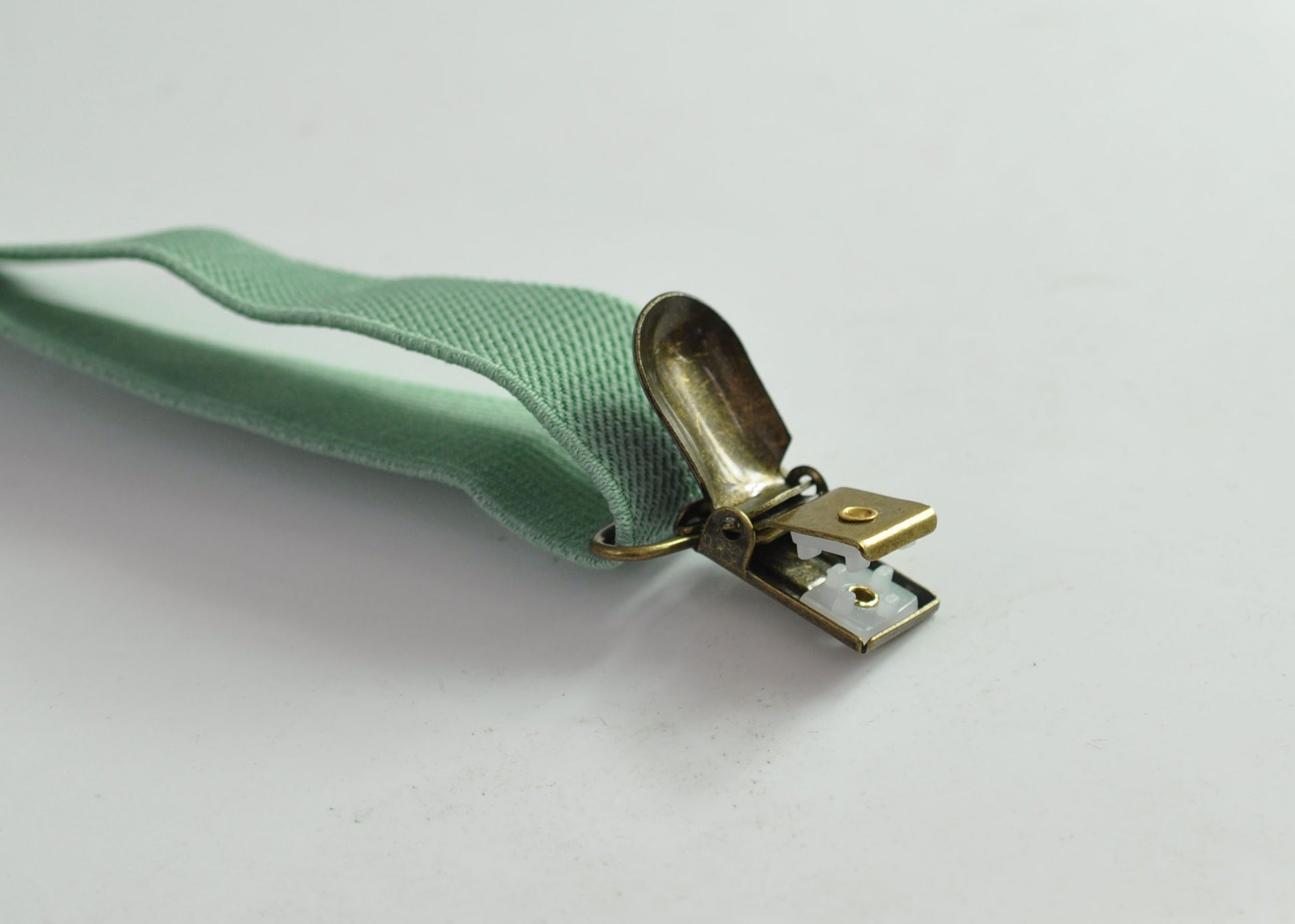 Sage Green Cotton Bow tie + Elastic Suspenders Braces + Pocket Square Hanky Handkerchief for Men / Youth / Boys Kids / Baby Infant