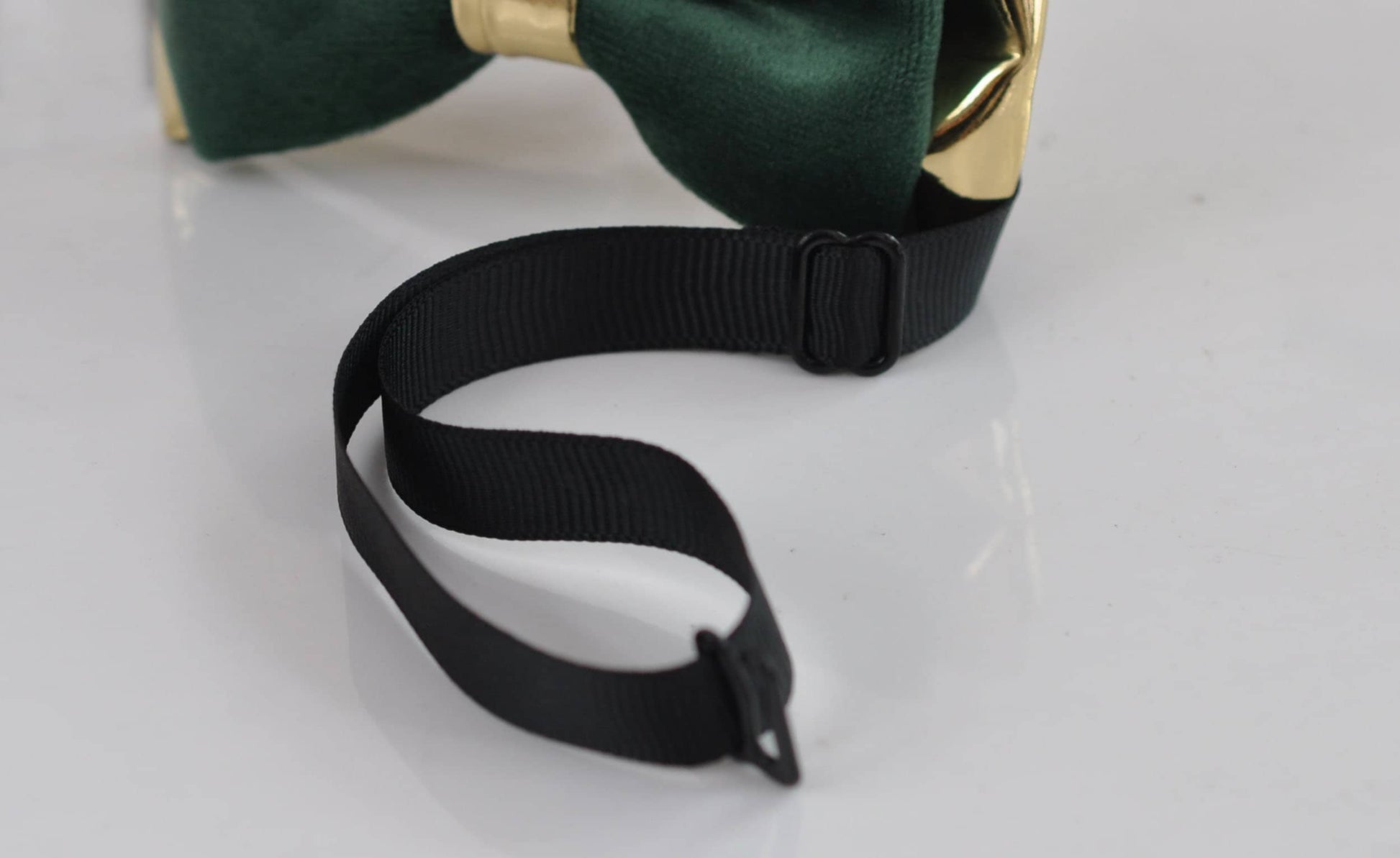 Emerald Green Velvet Gold Leather Bow tie + Suspenders Braces + Pocket Square Hanky Handkerchief for Men / Youth / Boys Kids / Baby Infant
