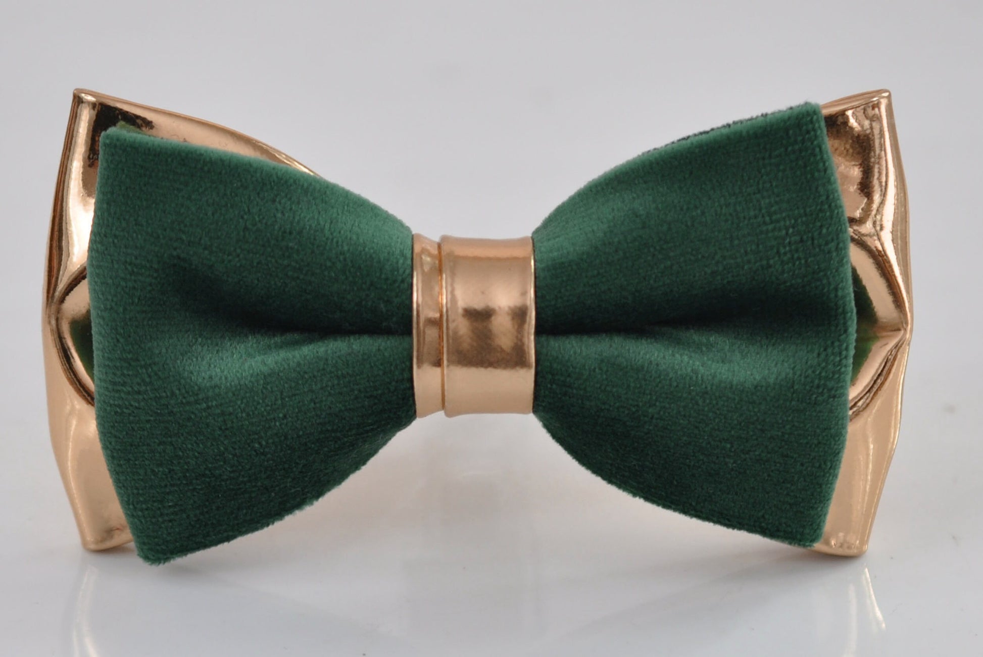 Emerald Green Velvet Rose Gold Leather Bow tie + Suspenders Braces + Pocket Square Handkerchief for Men / Youth / Boys Kids / Baby Infant
