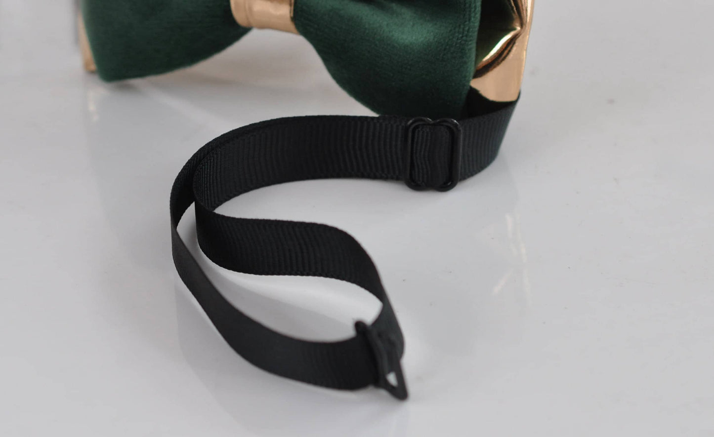 Emerald Green Velvet Rose Gold Leather Bow tie + Suspenders Braces + Pocket Square Handkerchief for Men / Youth / Boys Kids / Baby Infant