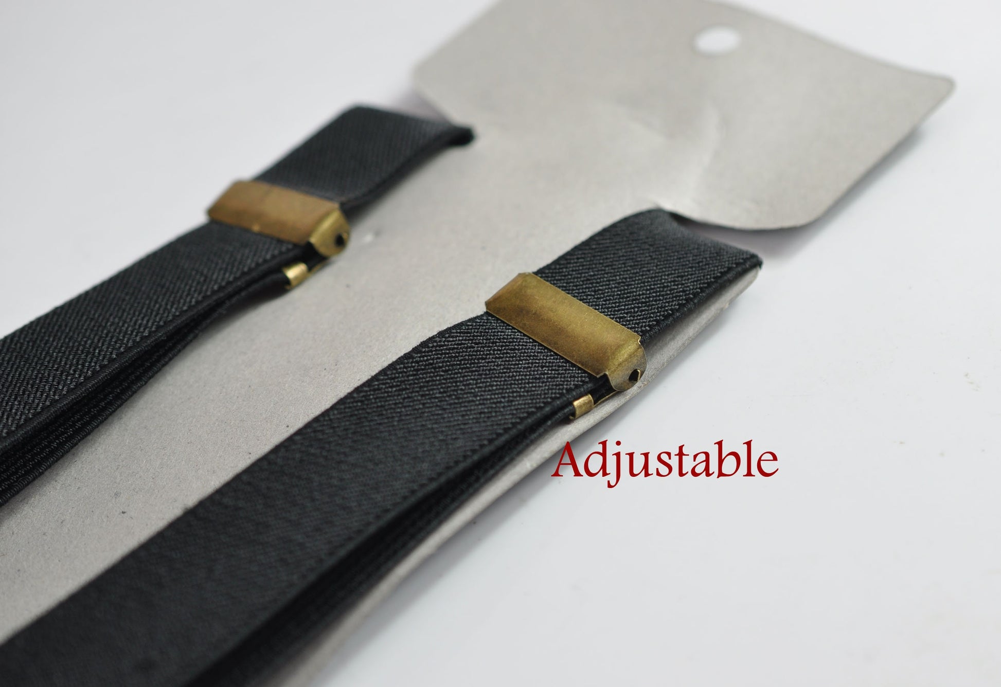 Tan Brown Cotton Bow tie Bowtie + Black Elastic Suspenders Braces for Men / Youth Teenage/ Boys Kids / Baby Infant Toddler