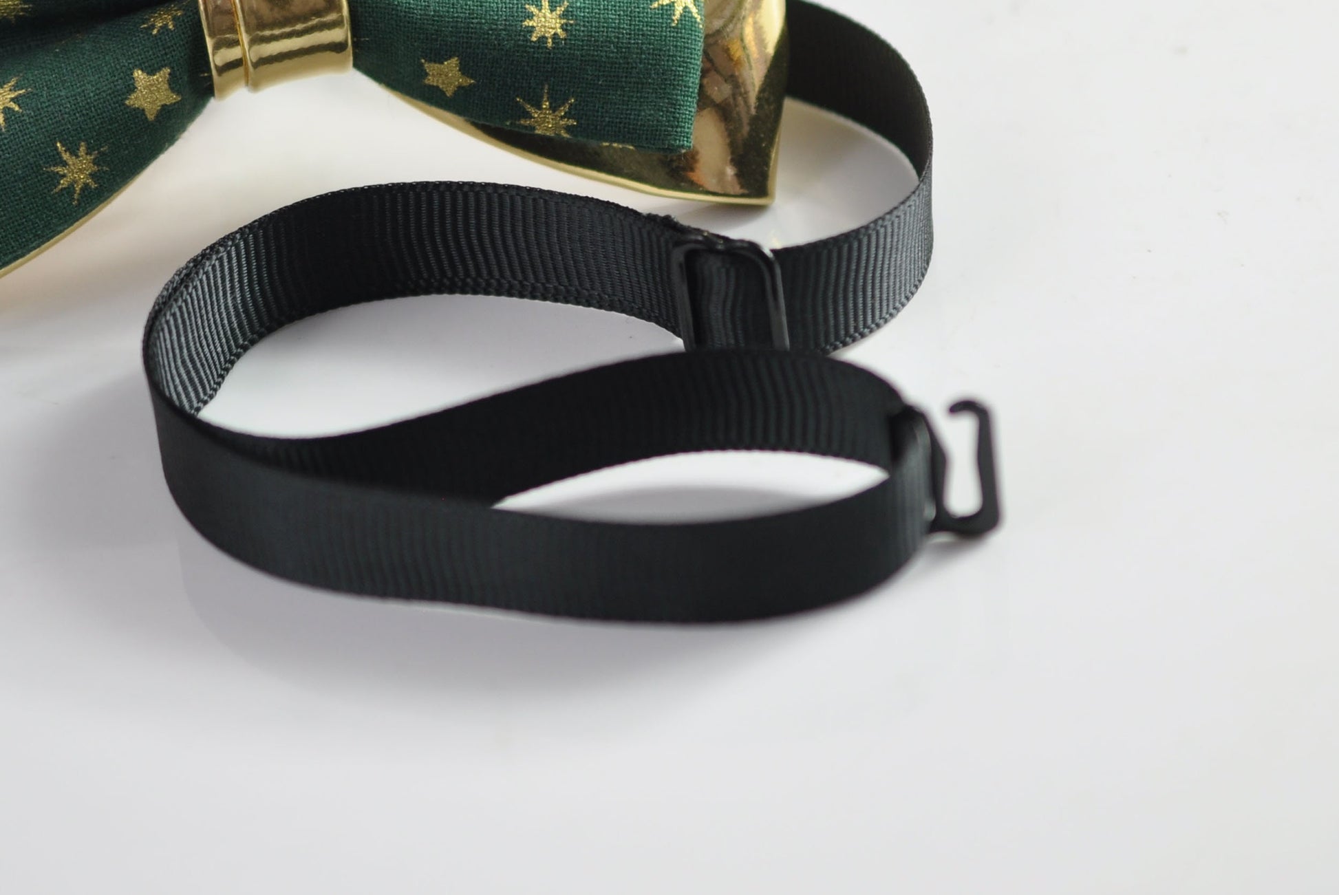 Xmas Christmas Snowflake Stars Gold Cotton Leather Bow tie +Elastic Tan Leather Suspenders Braces for Men / Youth / Boys Kids / Baby Toddler