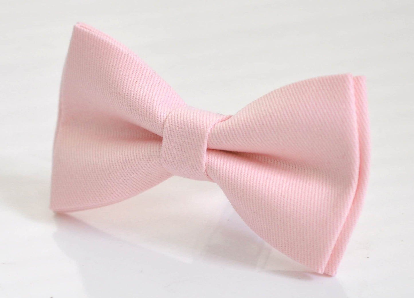 Baby Pink Light Pink Cotton Bow tie Bowtie + Khaki Beige Elastic Suspenders Braces for Men / Youth Teenage/ Boys Kids / Baby Infant Toddler