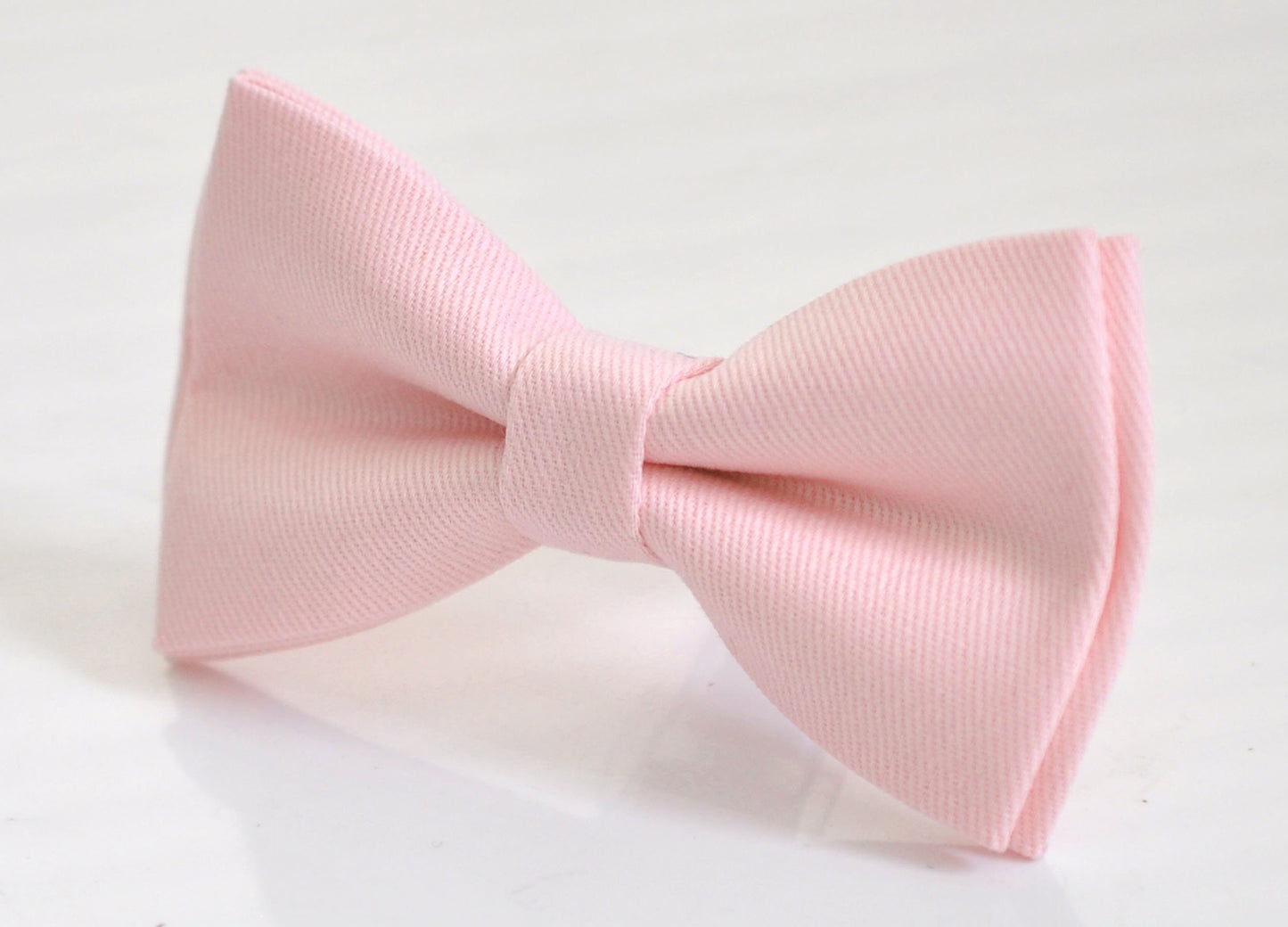 Men Women Unisex Baby Pink Light Pink Cotton Bow tie Bowtie Skinny Neck tie Necktie