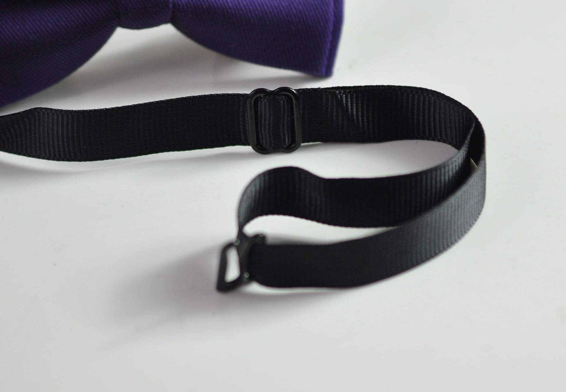 Eggplant Purple Dark Violet Purple Pretied Cotton Bow tie + Brown Leather Suspenders for Baby infant toddler / Kids Boy / Youth Teenage