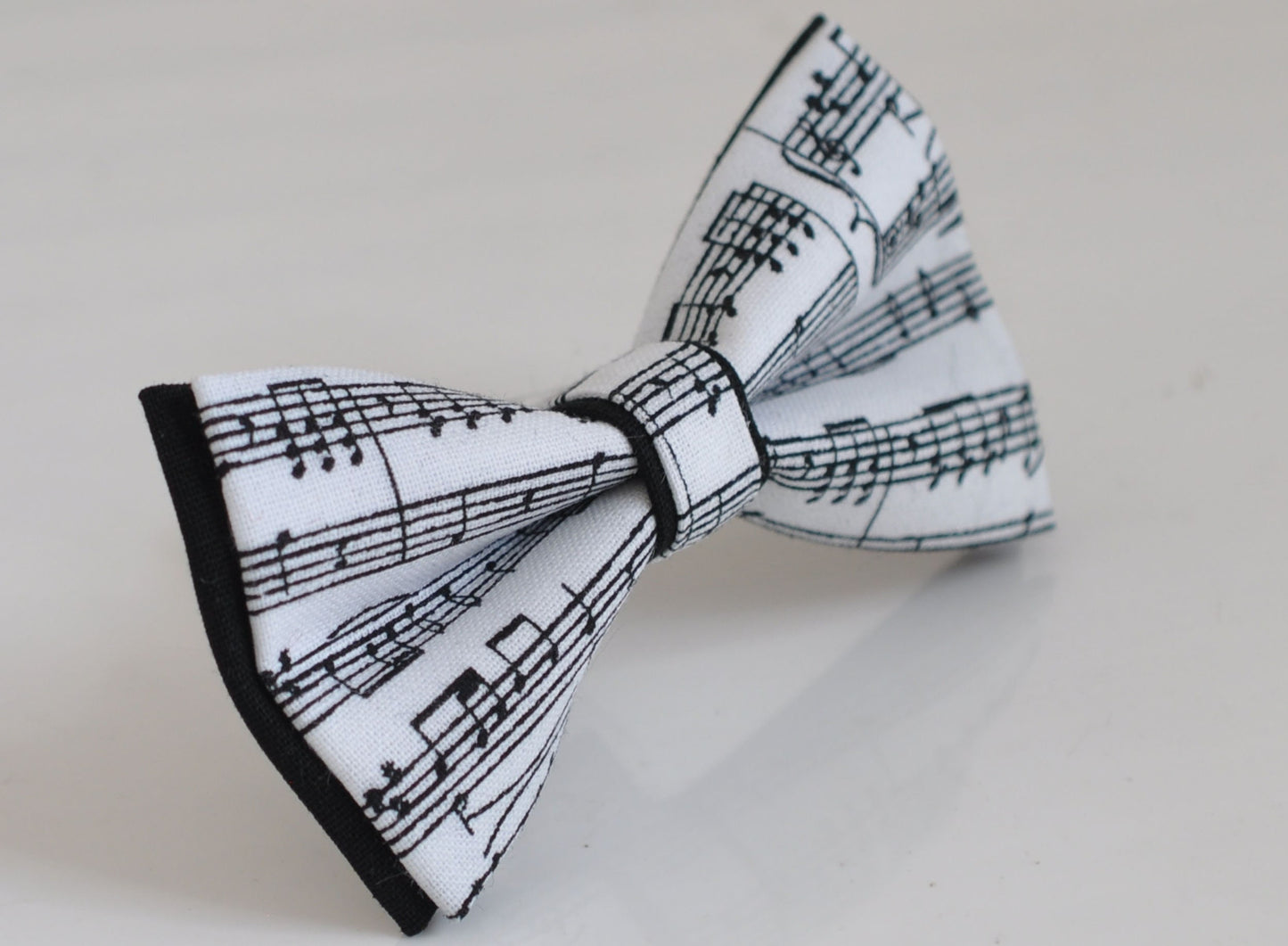 Black White Cotton Sheet Music Notes Bow Tie Bowtie for Baby Infant Toddler/ Page Boy Kids Toddler / Teenage Youth / Adult