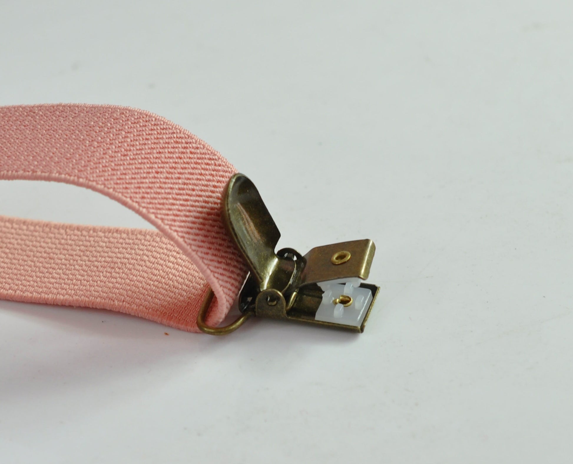 Hot Pink / Pink / Dusty Pink 25MM Elastic Y-Back Suspenders Braces Bronze Metal Clips for Men / Youth / Kids Boy /Toddler Baby Infant