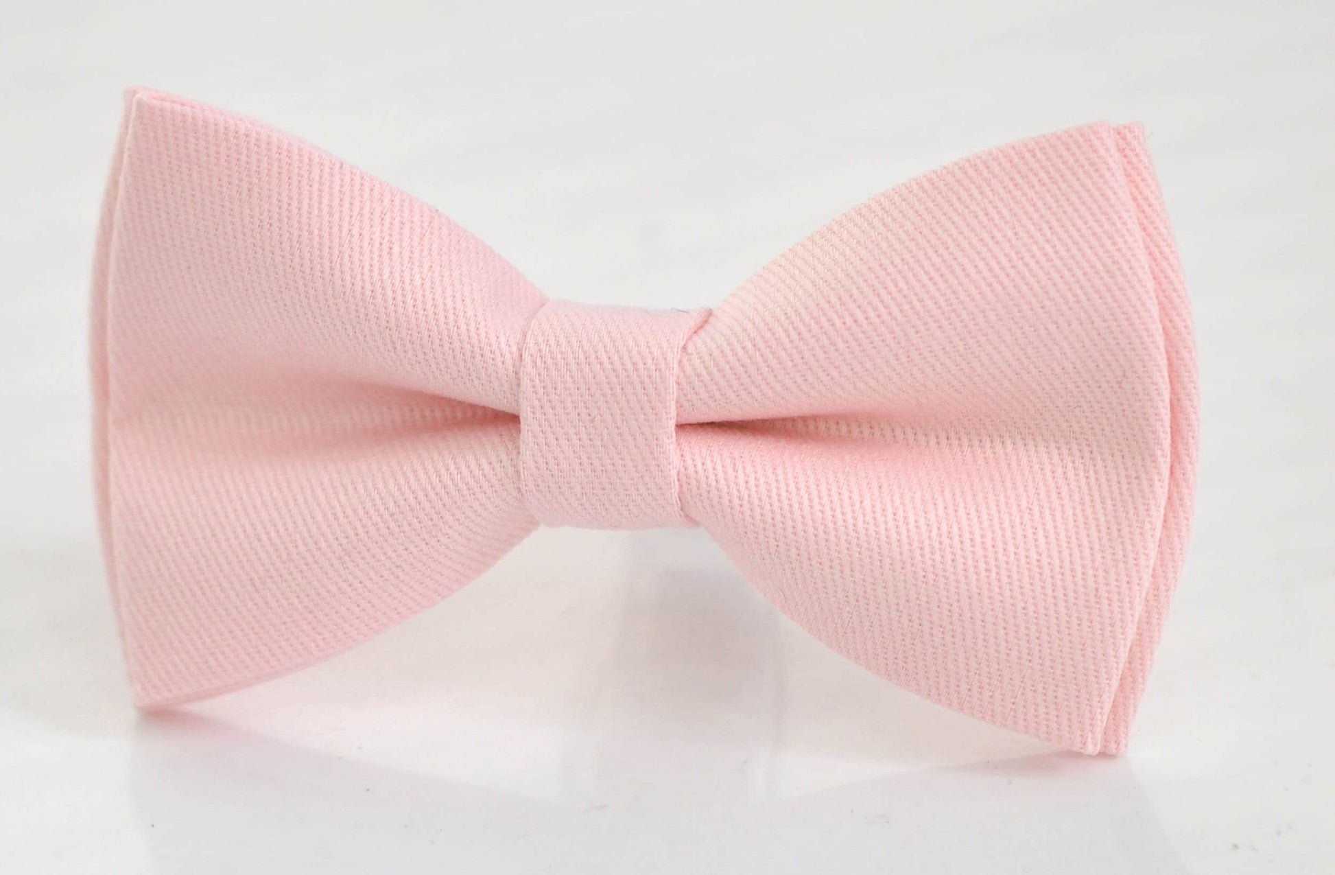 Baby Pink Light Pink Cotton Bow tie Bowtie + Khaki Beige Elastic Suspenders Braces for Men / Youth Teenage/ Boys Kids / Baby Infant Toddler