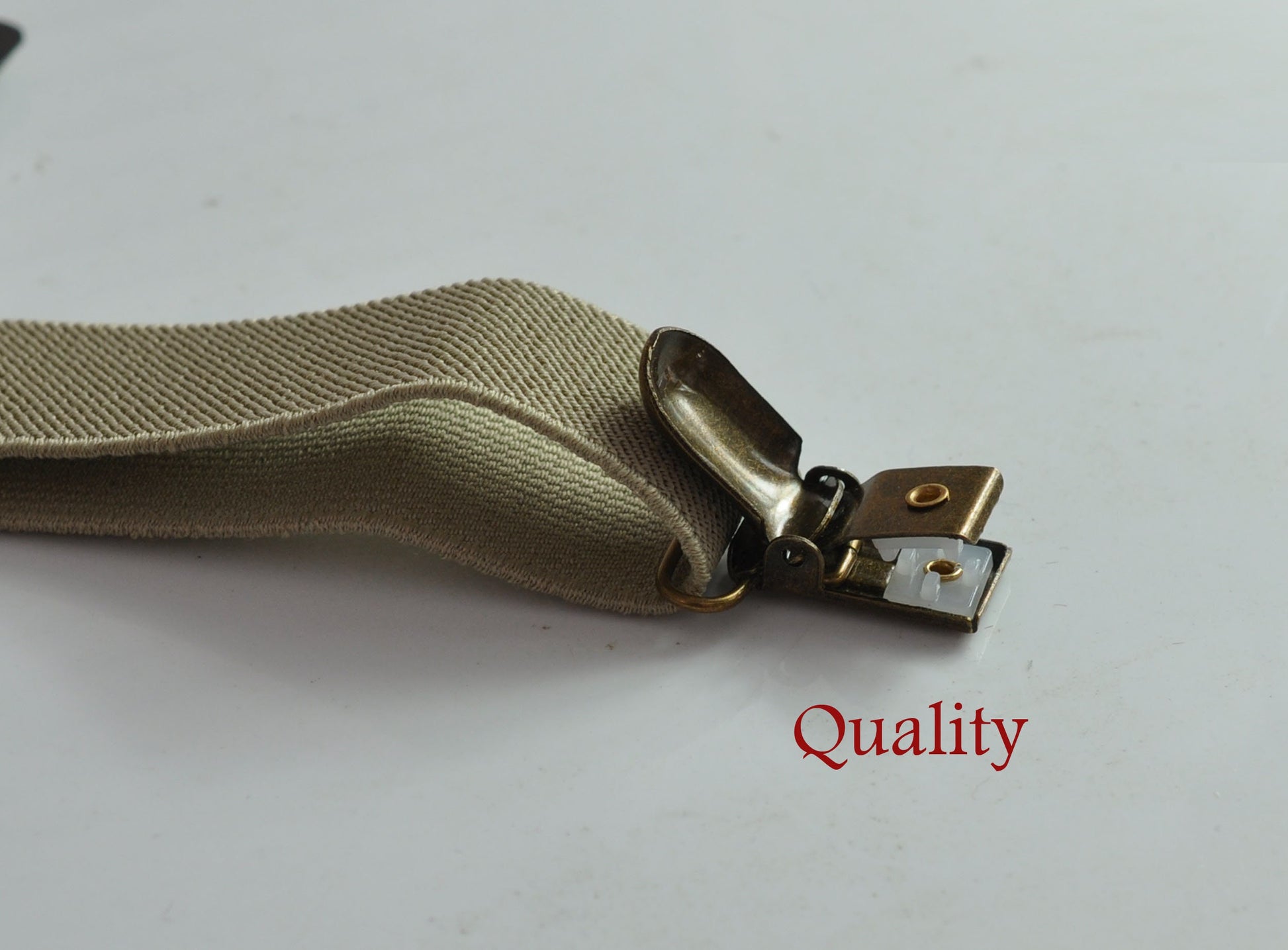 Baby Pink Light Pink Cotton Bow tie Bowtie + Khaki Beige Elastic Suspenders Braces for Men / Youth Teenage/ Boys Kids / Baby Infant Toddler