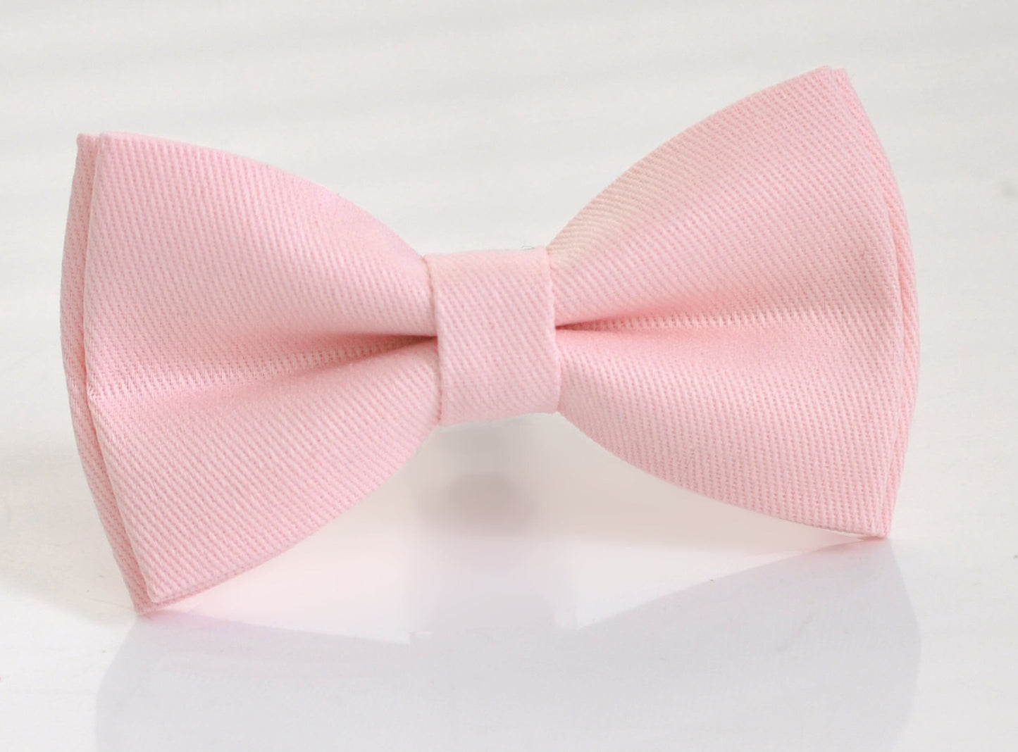 Men Women Unisex Baby Pink Light Pink Cotton Bow tie Bowtie Skinny Neck tie Necktie