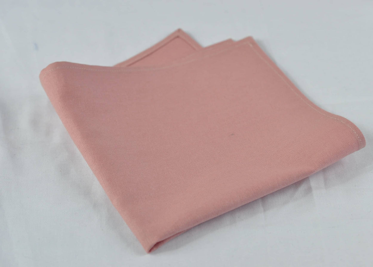 Men 100% Cotton Quality Dusky Dusty Rose Pink Blush Pink Handmade Bow Tie Bowtie matched pocket Square Hanky Handkerchief Wedding