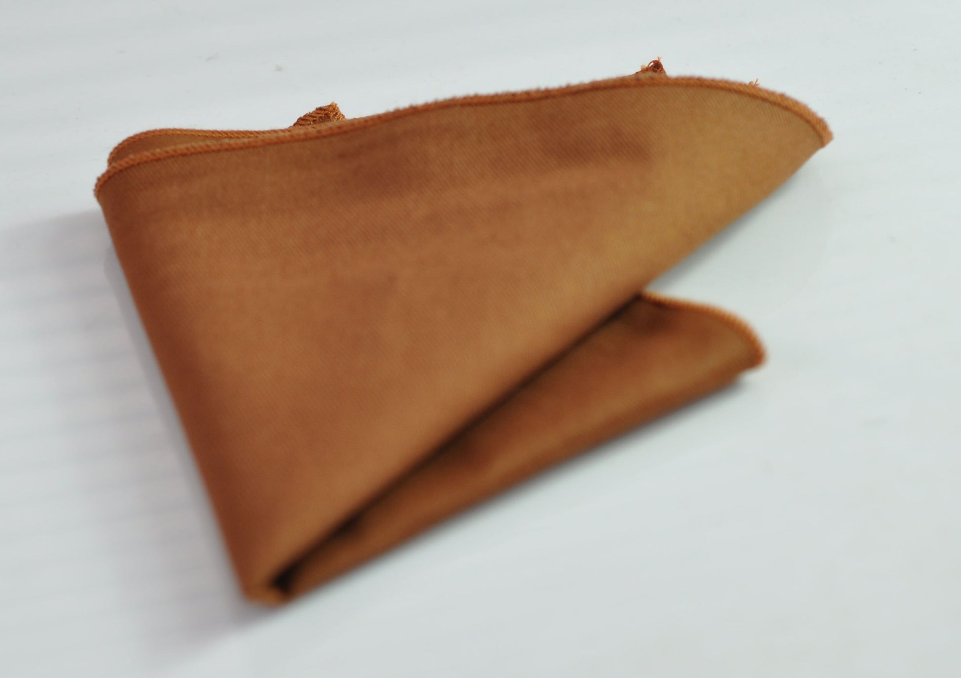 Tan Brown Cotton Pocket Square Wedding Formal Hanky Handkerchief for Men / Youth / Boy Kids / Baby Infant Toddler