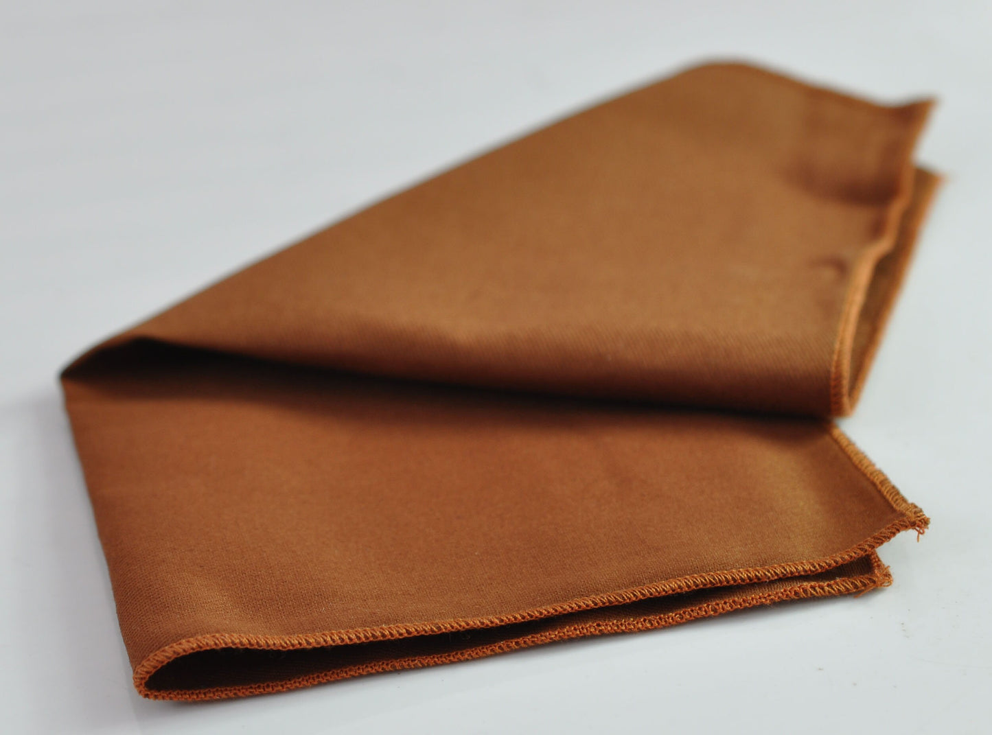 Tan Brown Cotton Pocket Square Wedding Formal Hanky Handkerchief for Men / Youth / Boy Kids / Baby Infant Toddler