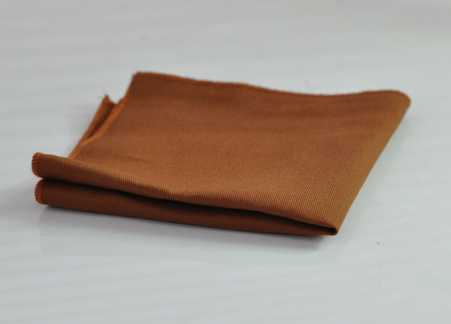 Tan Brown Cotton Pocket Square Wedding Formal Hanky Handkerchief for Men / Youth / Boy Kids / Baby Infant Toddler