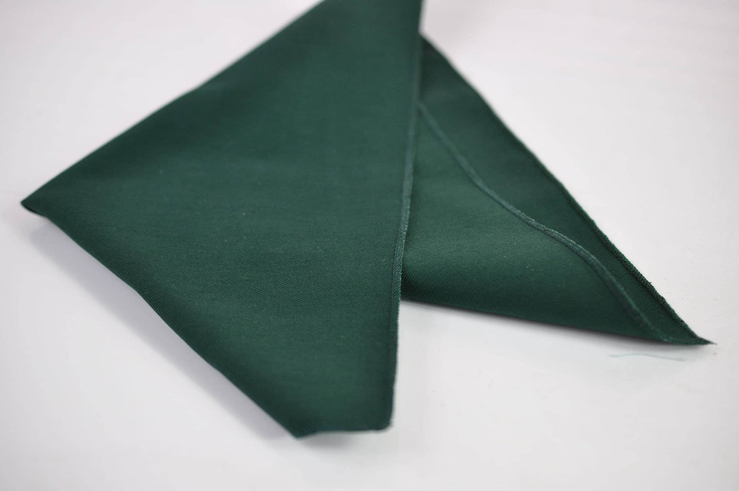Dark Emerald Green Bottle Green Cotton Pocket Square Wedding Formal Hanky Handkerchief for Men / Youth / Boy Kids / Baby Infant Toddler