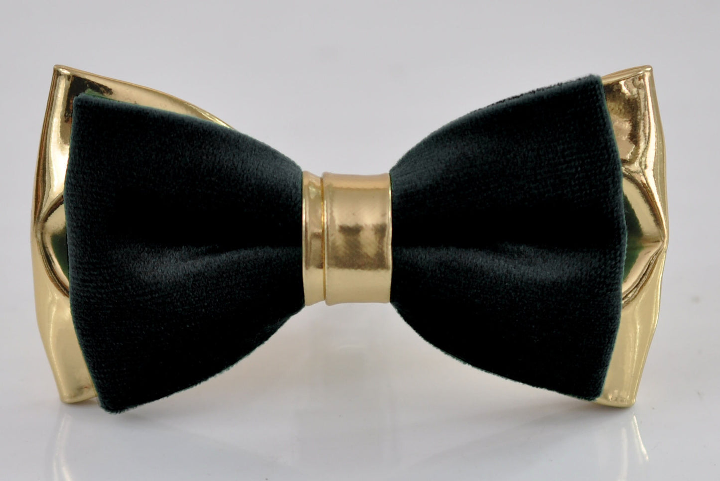 Black Velvet Gold Leather Bow tie+ Gold shining Elastic Suspenders Braces for Men / Youth / Boys Kids / Baby Infant Toddler