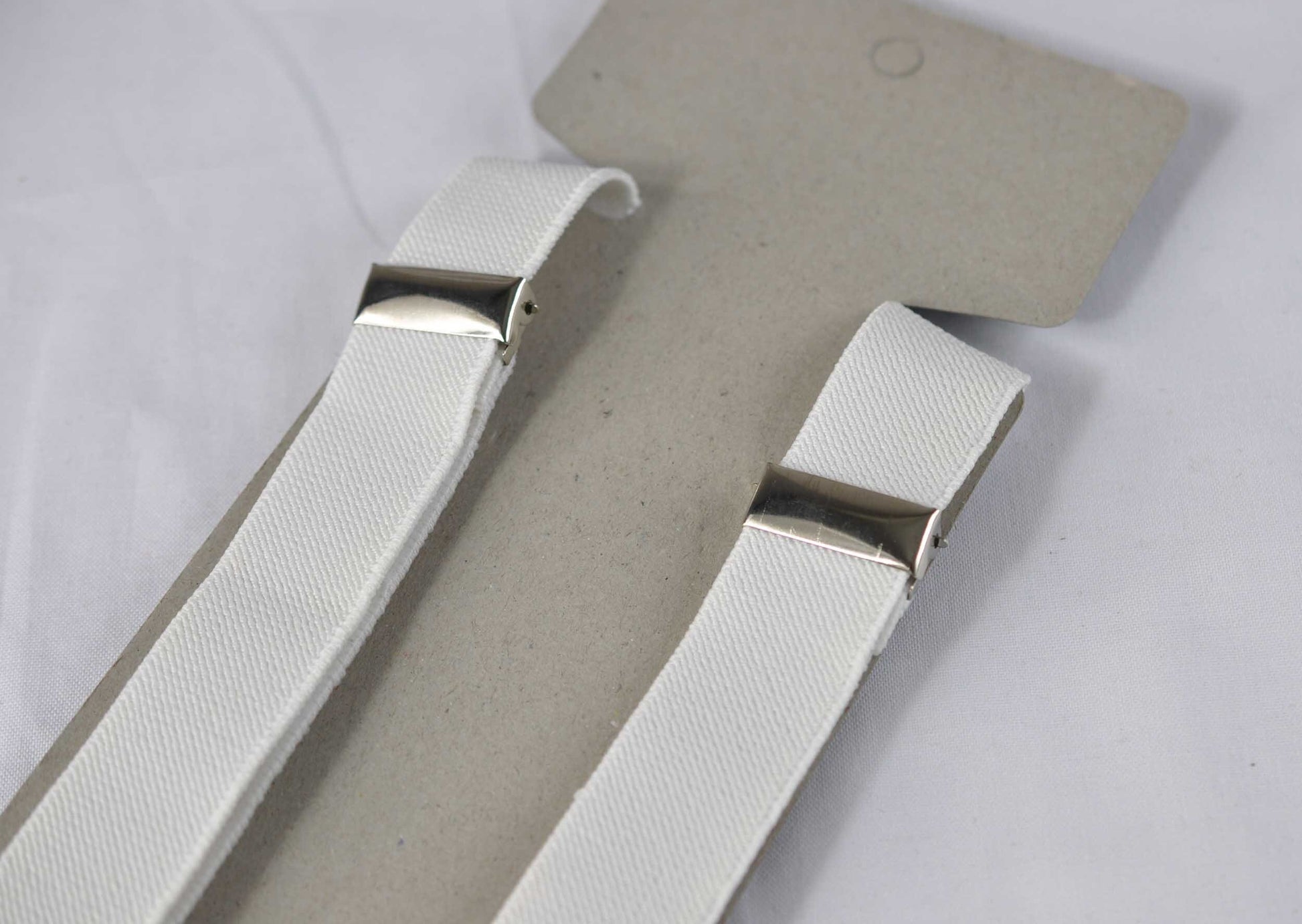 White Solid Velvet Bow tie + White Elastic Suspenders Braces for baby infant toddler / Boy Kids / Youth Teenage / Men Adult