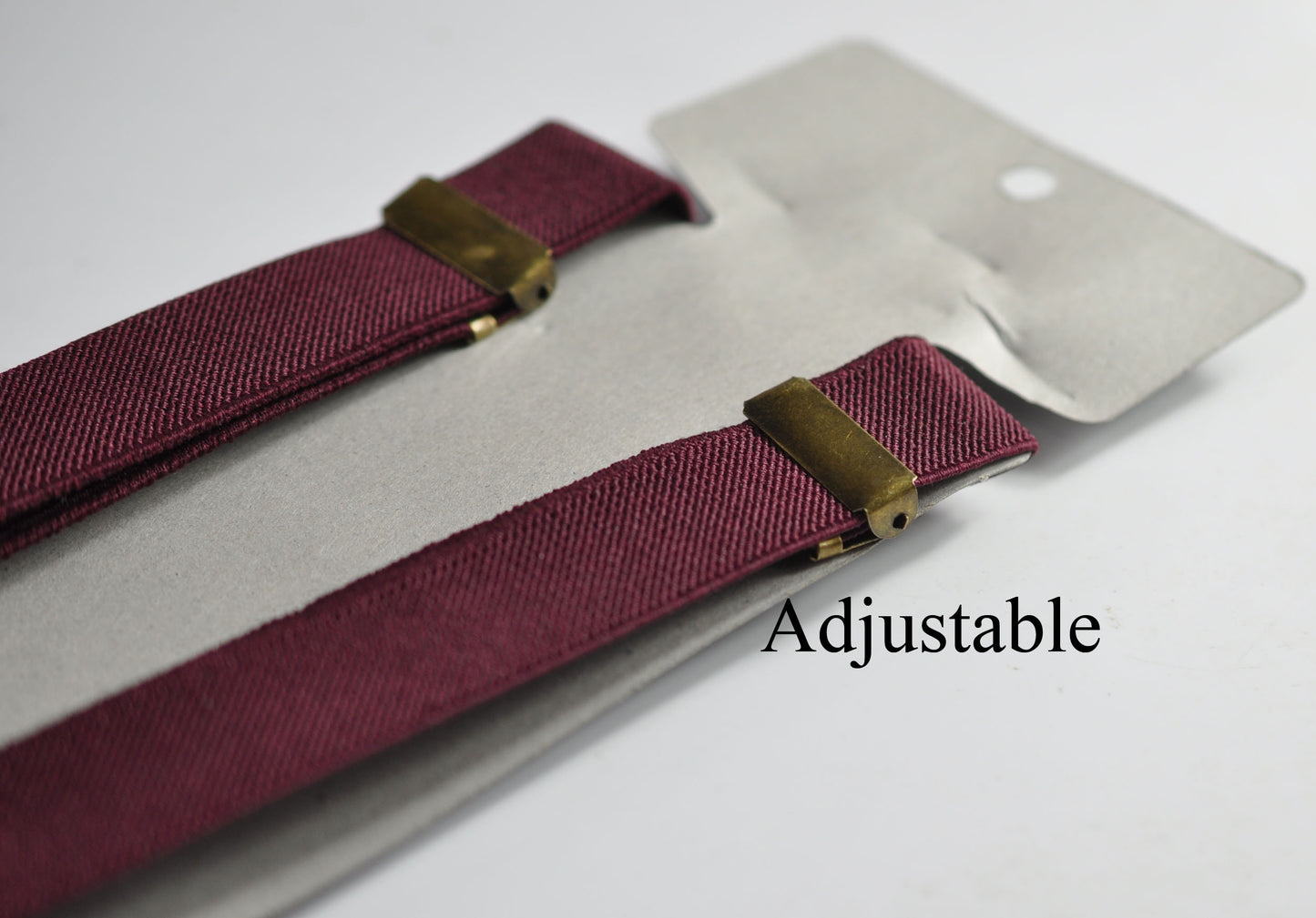 Black Gold Golden Faux Leather Bow tie + Burgundy Wine Red Elastic Suspenders Braces Men / Youth / Kids Boy /Toddler Baby Infant