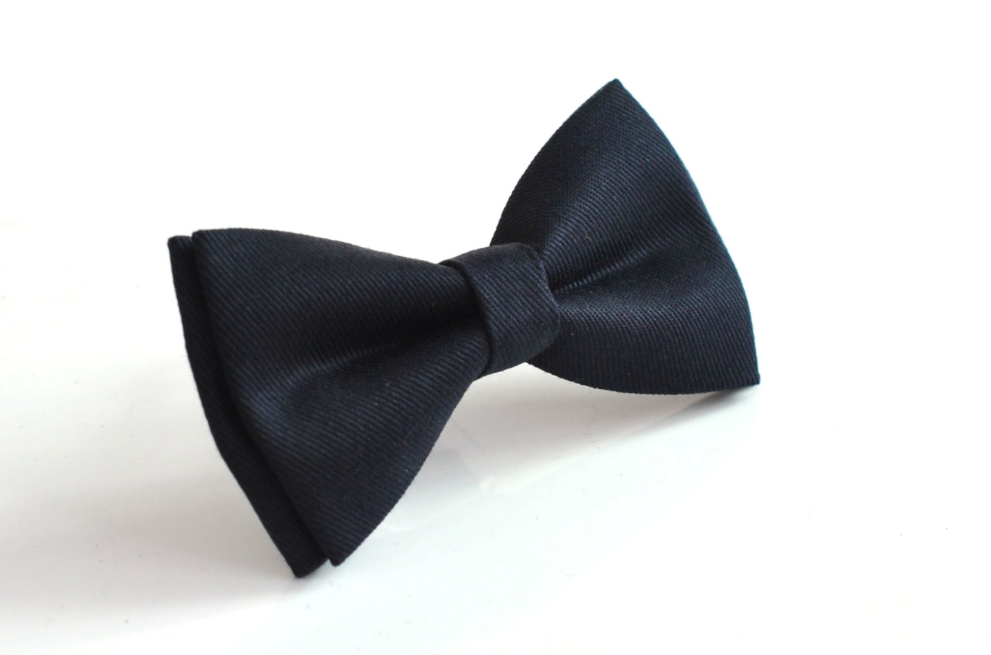 Navy Blue Cotton Bow tie Bowtie + Tan Brown Elastic Suspenders Braces for Men / Youth Teenage/ Boys Kids / Baby Infant Toddler
