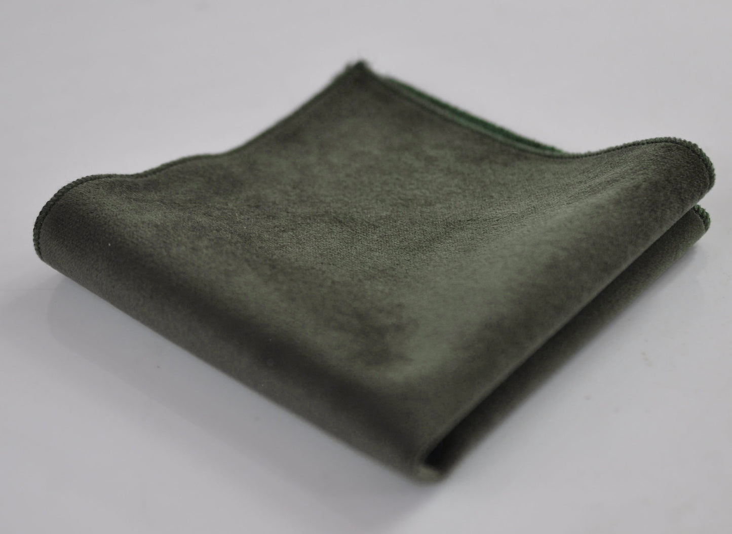 Army Olive Green Velvet Gold Leather Bow tie + pocket Square Hanky Handkerchief Wedding Men / Youth / Boys Kids / Baby Infant Toddler