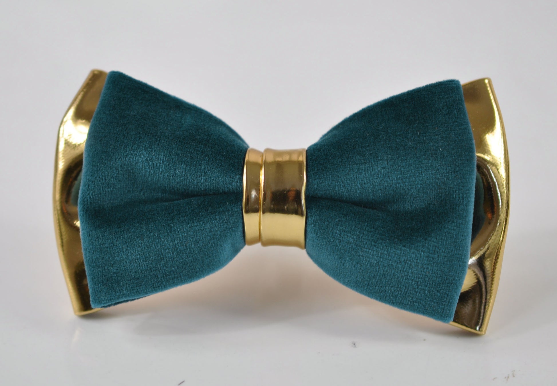Turquoise Teal Bluet Gold Velvet Leather Bow tie + Navy blue Suspenders Braces Pocket squares Men /Youth / Boys Kids / Baby Infant Toddler