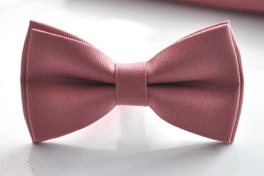 Dusty Rose Pink Musk Pink Bow Tie Bowtie for Men Adult / Youth Teenage / Boy Kids / Baby Infant Toddler