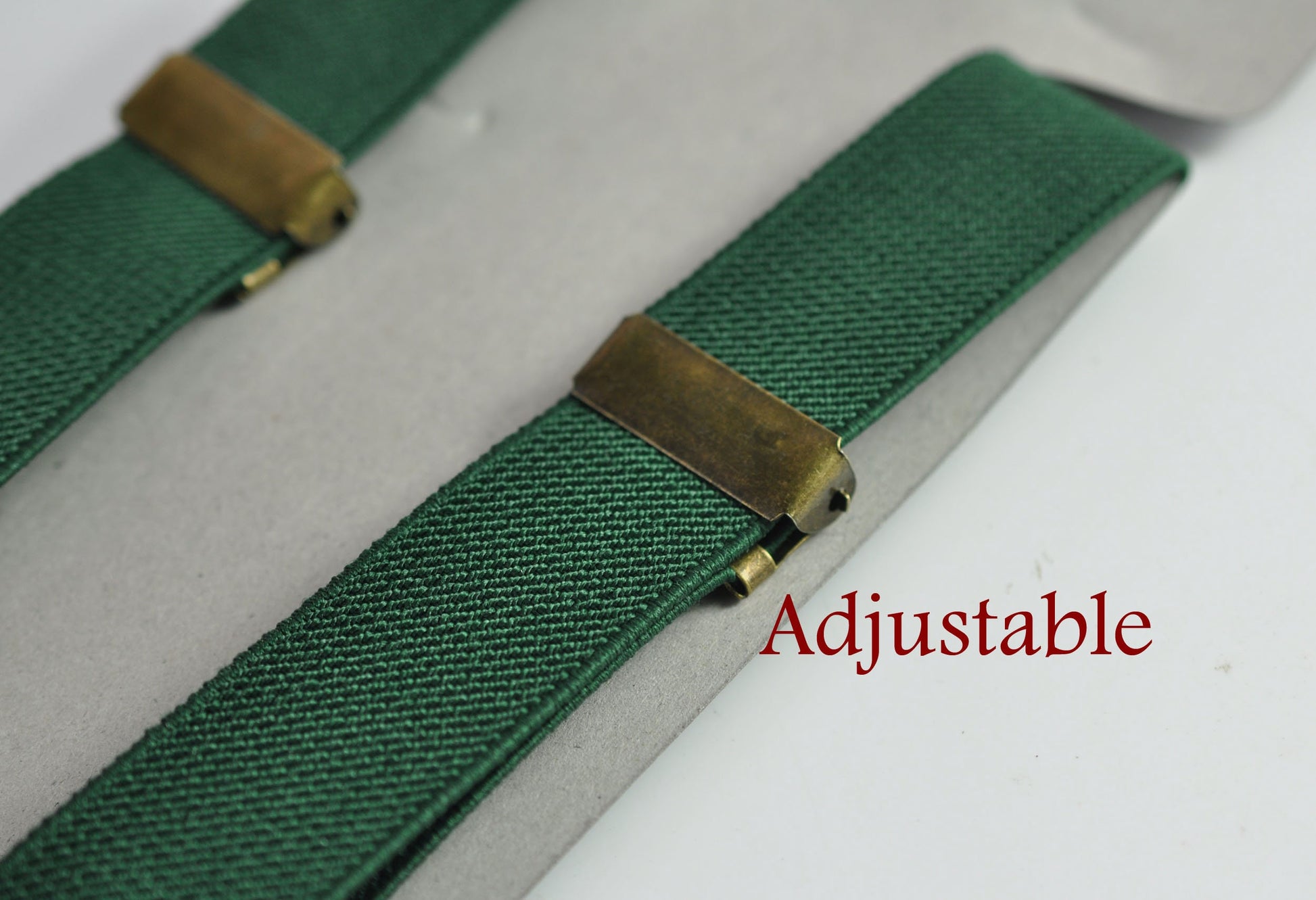 Emerald Green Dark Green Velvet Bow tie + Matched Elastic Suspenders Braces for Baby Infant Toddler / Boy Kids / Youth Teenage / Men Adult