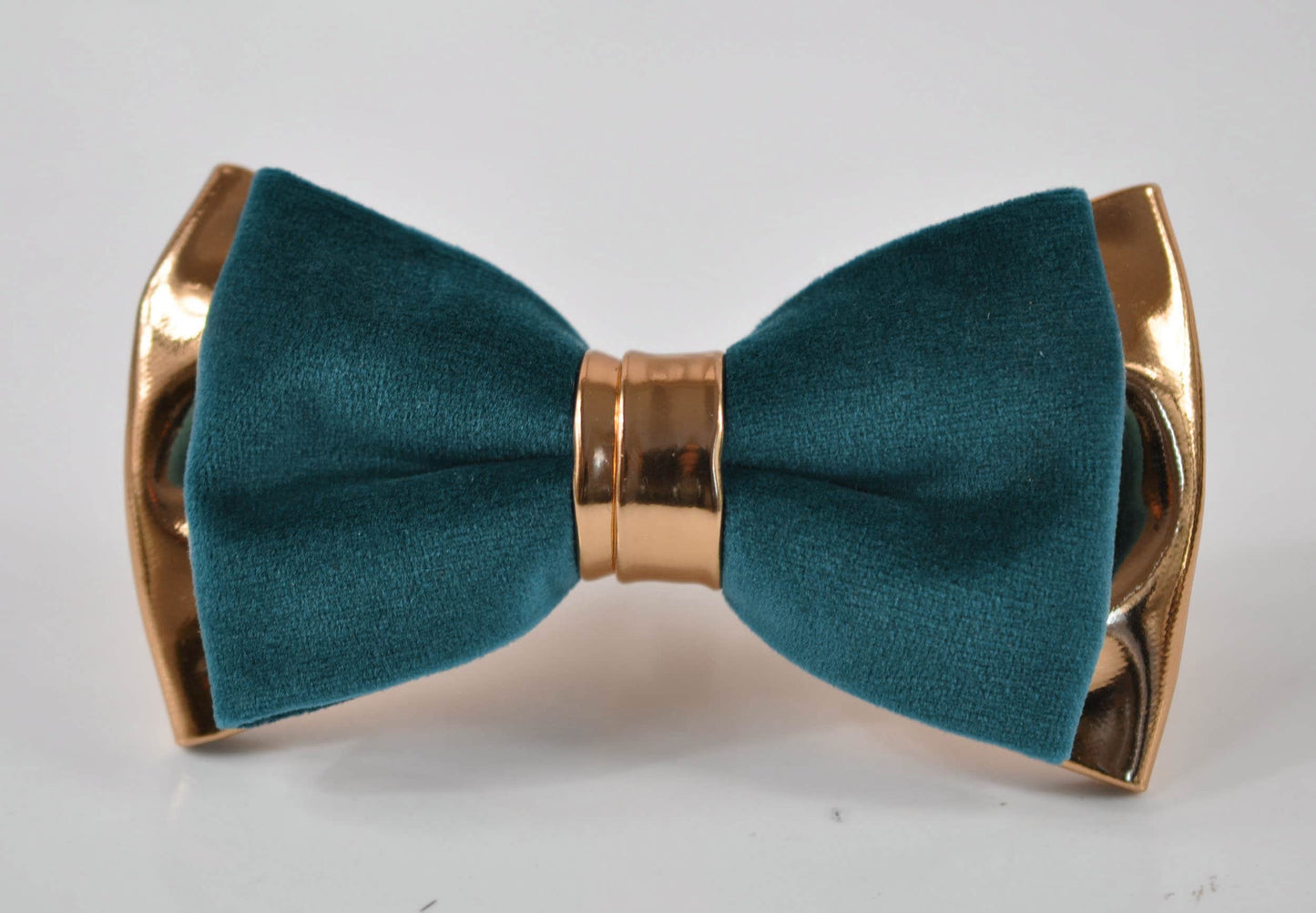 Teal Blue Rose Gold Velvet Leather Bow tie + Dark Brown Suspenders Braces Pocket squares Men /Youth/ Boys Kids / Baby Infant Toddler