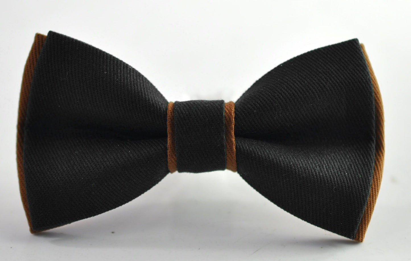 Black and Tan Brown Bow tie Bowtie + Tan Elastic Suspenders Braces for Men / Youth Teenage/ Boys Kids / Baby Infant Toddler