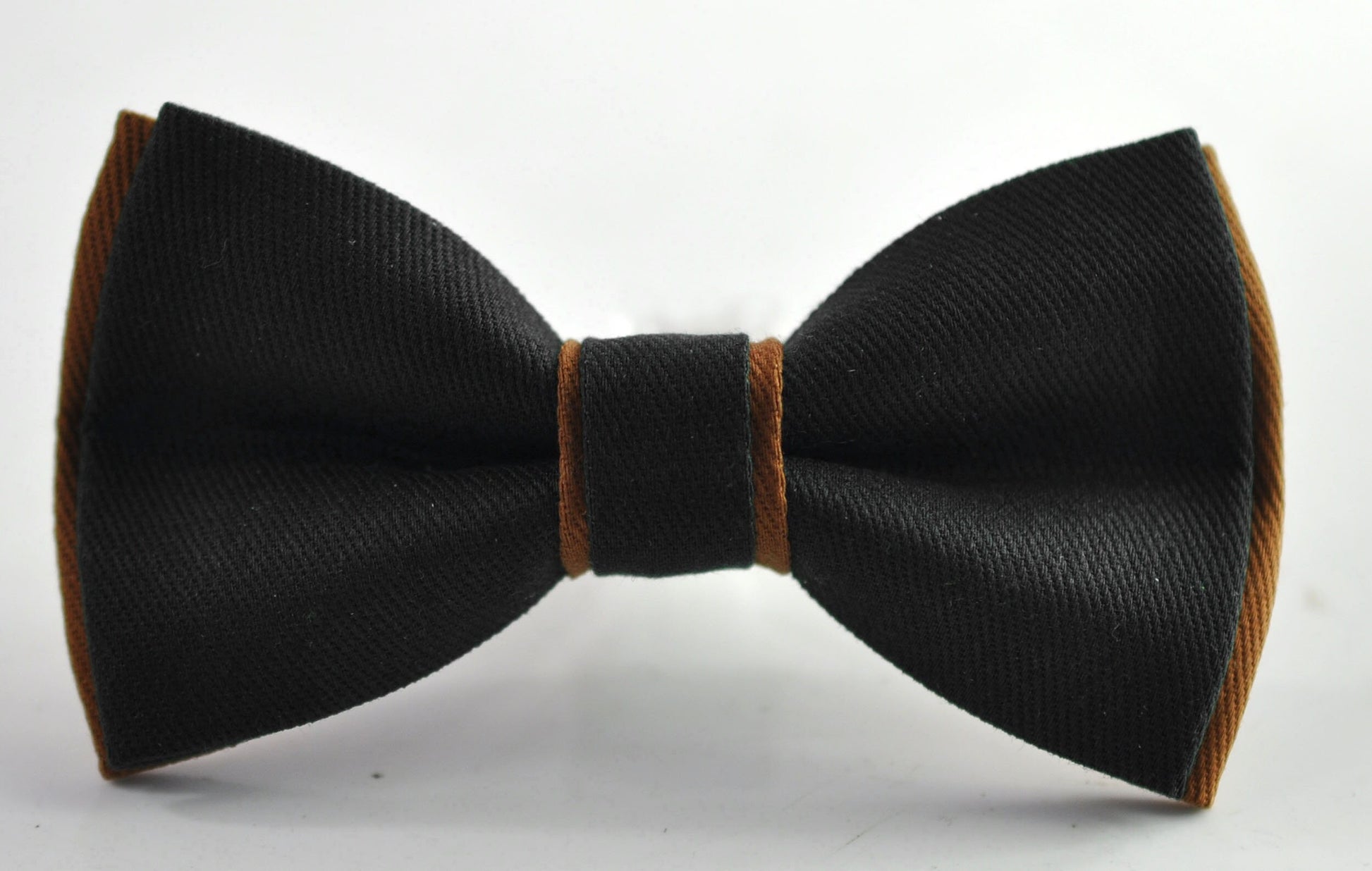 Black and Tan Brown Bow tie Bowtie + Tan Elastic Suspenders Braces for Men / Youth Teenage/ Boys Kids / Baby Infant Toddler