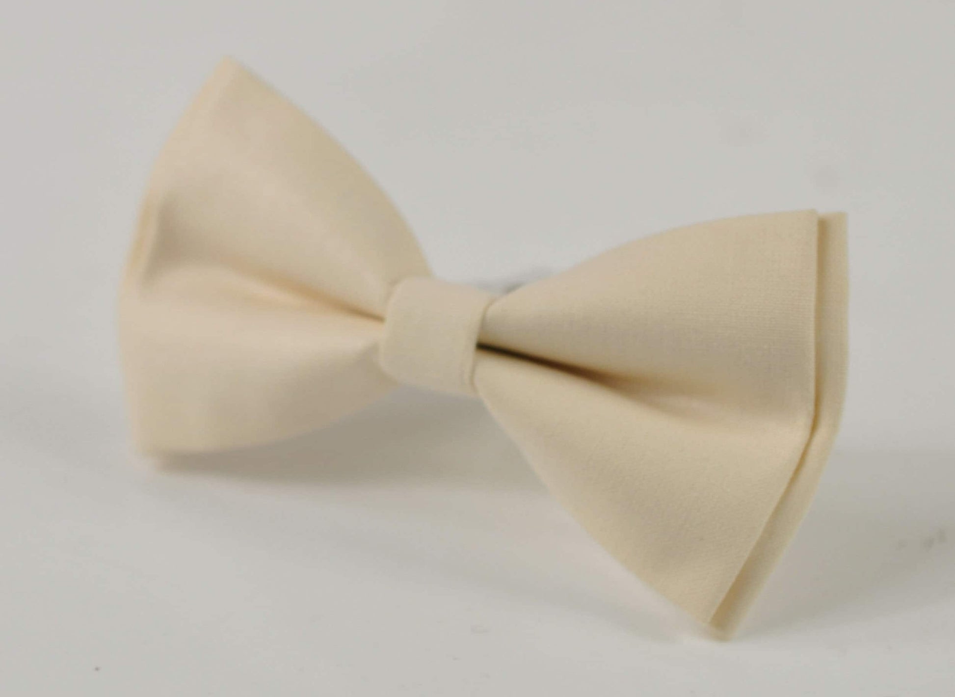 Off-White Ivory Cream Cotton Bow tie Bowtie + Matched Elastic Suspenders Braces for Men / Youth Teenage/ Boys Kids / Baby Infant Toddler
