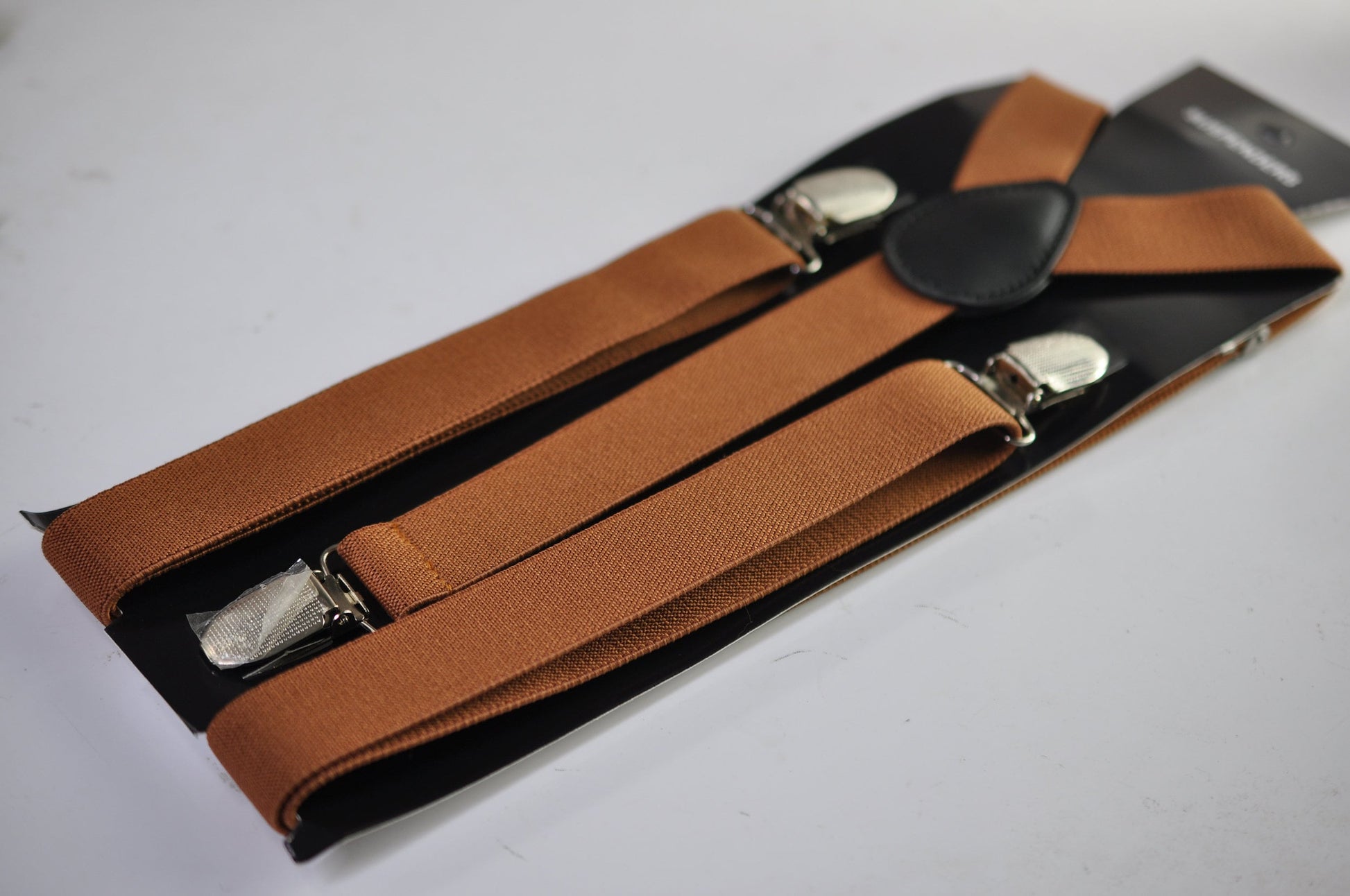Toffee Brown Cotton Bow tie Bowtie + Tan Elastic Suspenders Braces for Men / Youth Teenage/ Boys Kids / Baby Infant Toddler