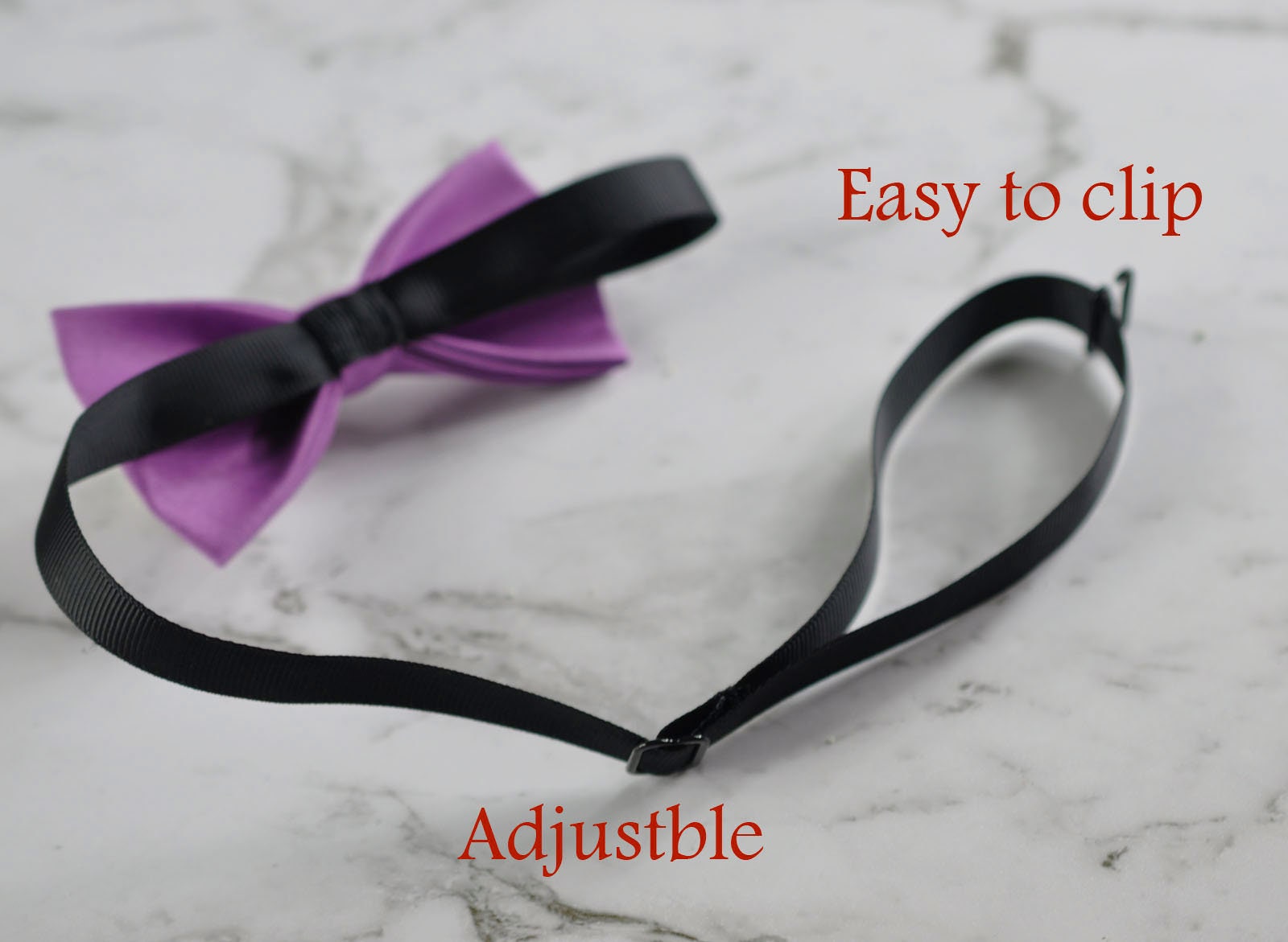 Orchid Purple Cotton Bow tie Bowtie + matched Elastic Suspenders Braces for Men / Teenage/ Boys Kids / Baby Infant Toddler