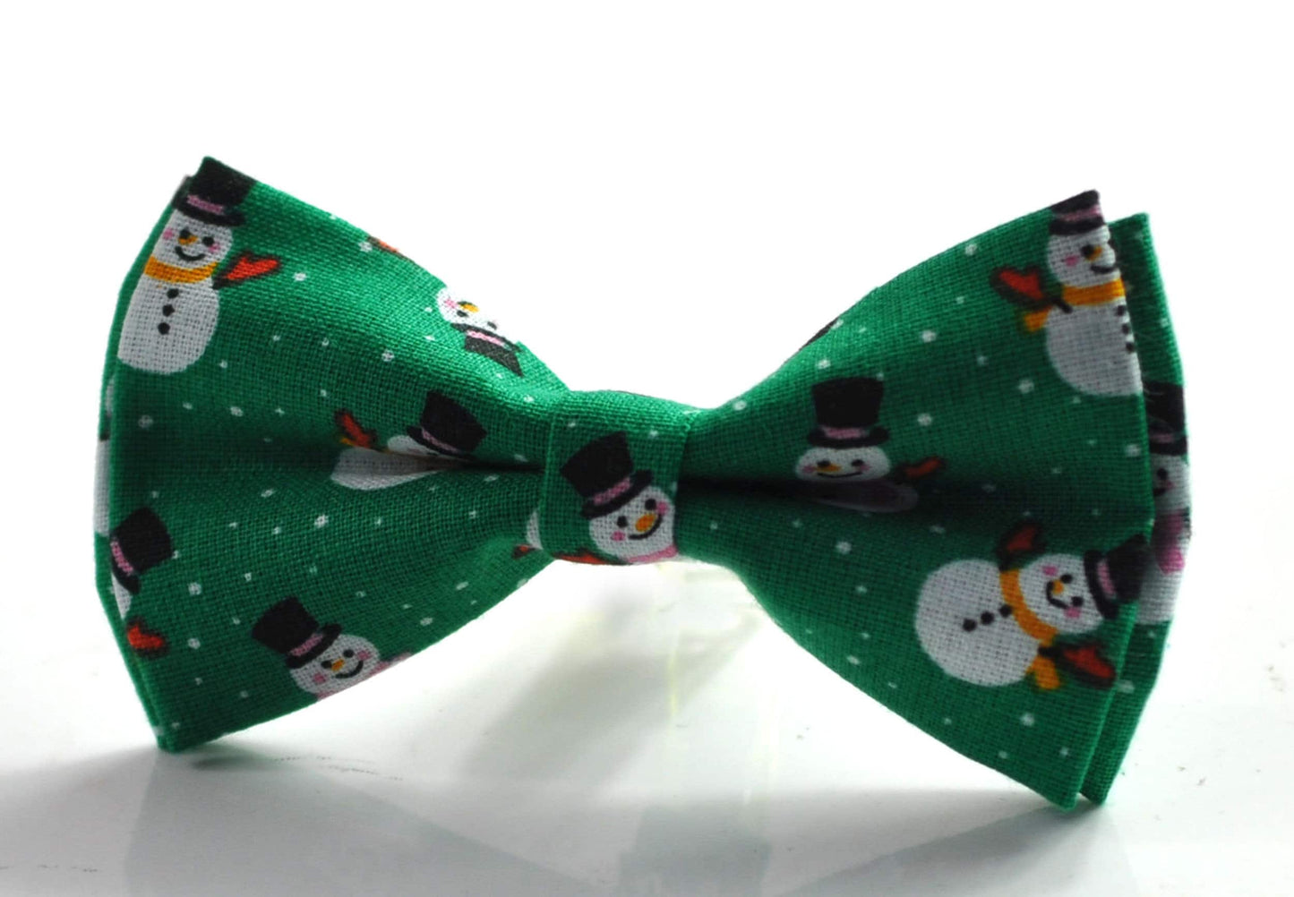 GREEN Snowman Snow Man Xmas Christmas Cotton Bow tie Bowtie for Men Adult / Youth Teenage / Boy Kids / Toddler Baby Infant