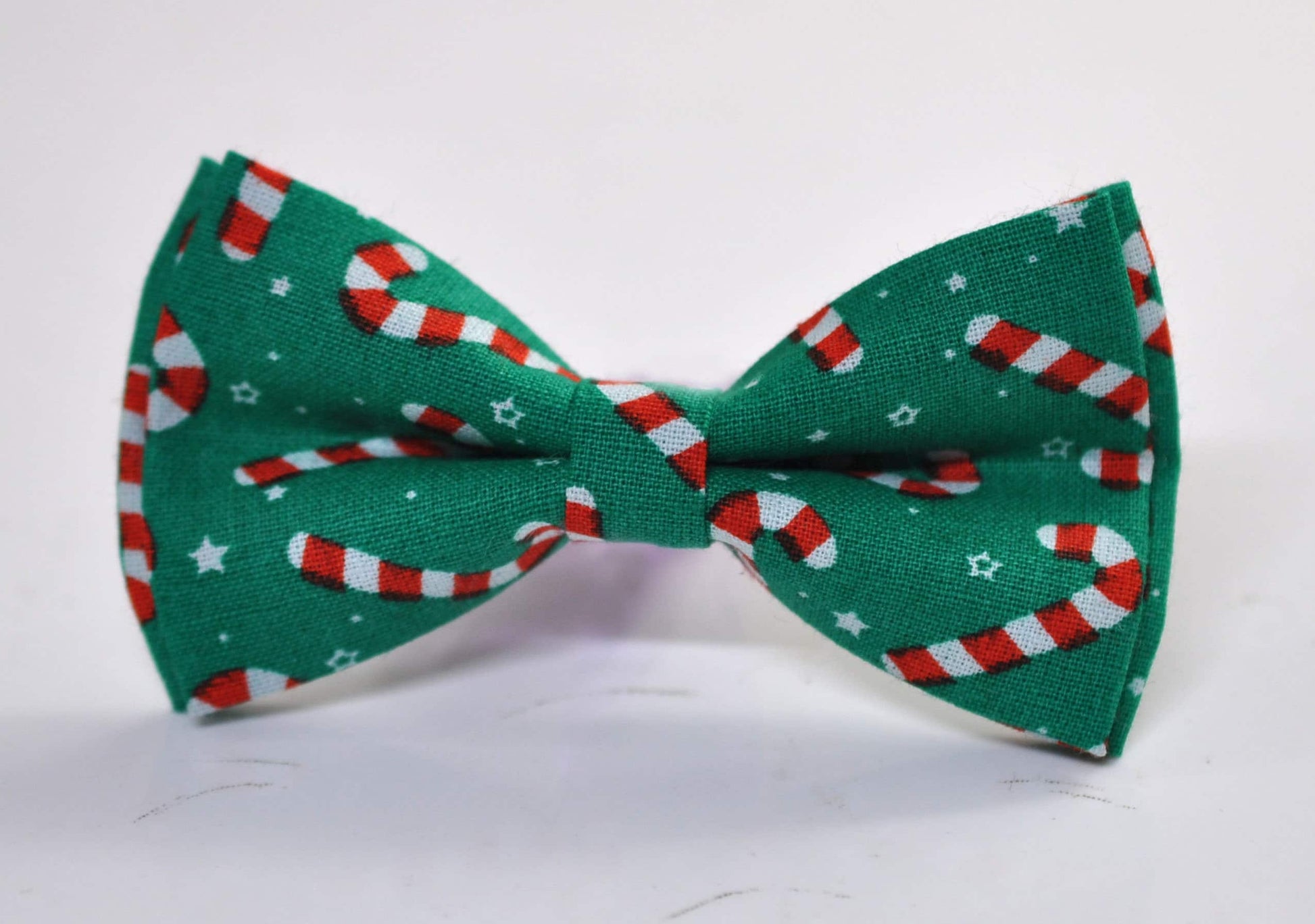 Candy Cane Canes Sticks Christmas Xmas Bow tie Bowtie + Tan Brown Suspenders Braces for Men / Youth/ Boys Kids / Baby Infant Toddler