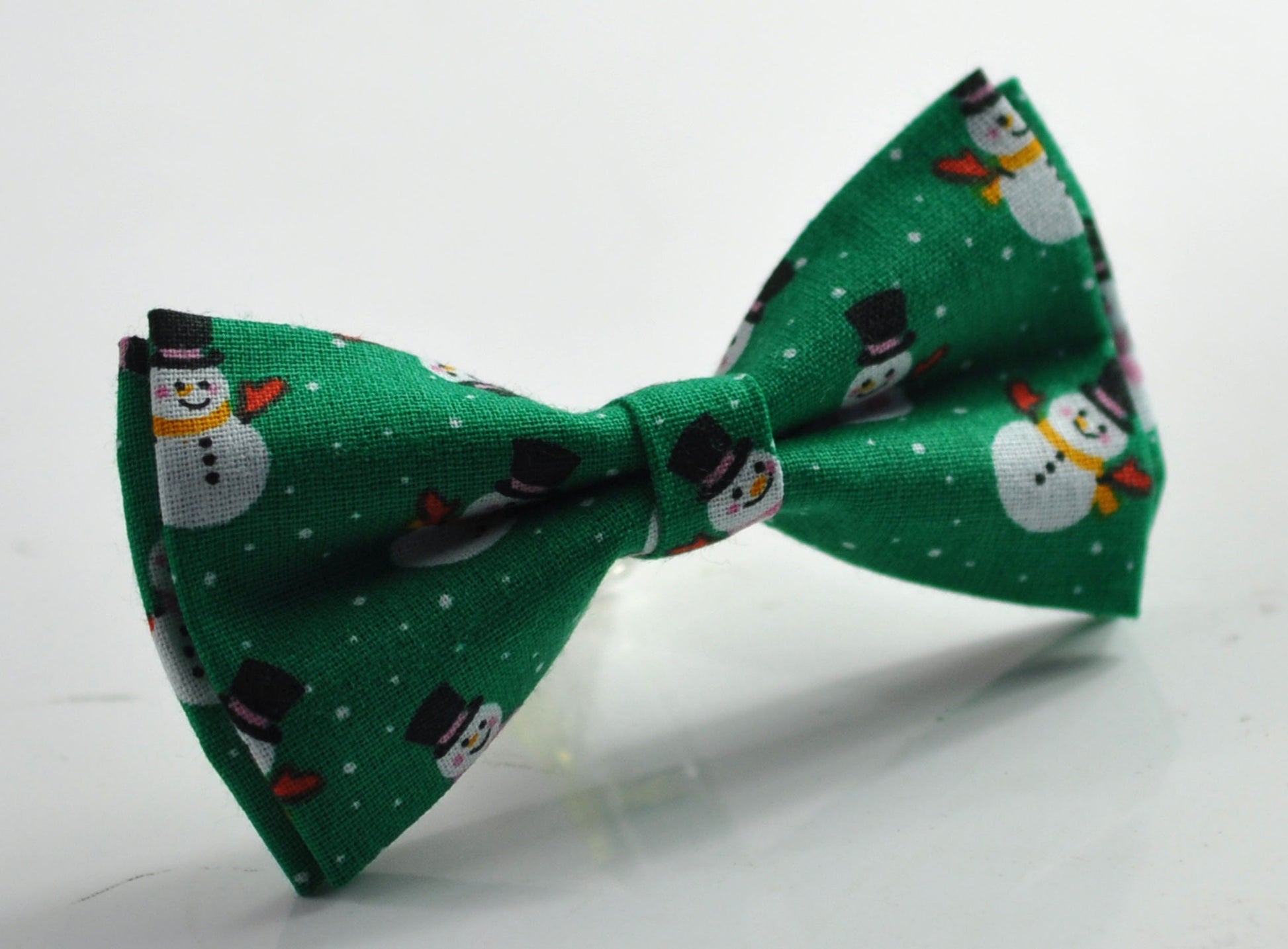 Green Snowman Snow Man Christmas Xmas Bow tie Bowtie + Emerald Green Suspenders Braces for Men / Youth/ Boys Kids / Baby Infant Toddler