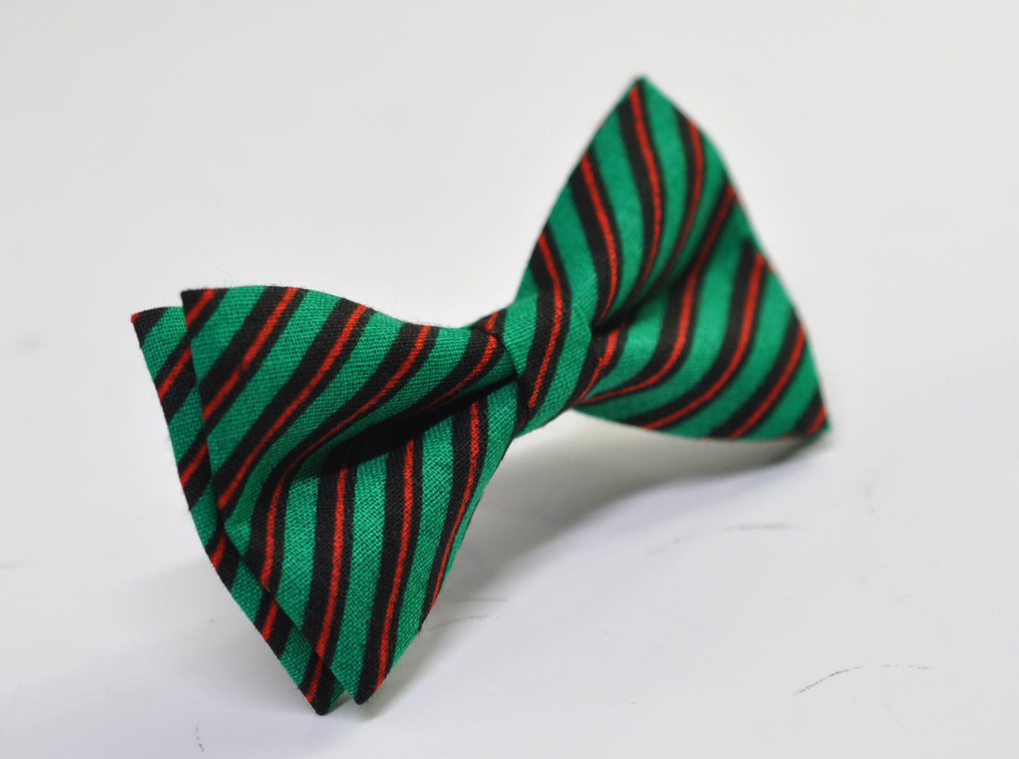 Red White Green Candy Stripes Xmas Christmas Cotton Bow tie Bowtie for Men Adult / Youth Teenage / Boy Kids / Toddler Baby Infant