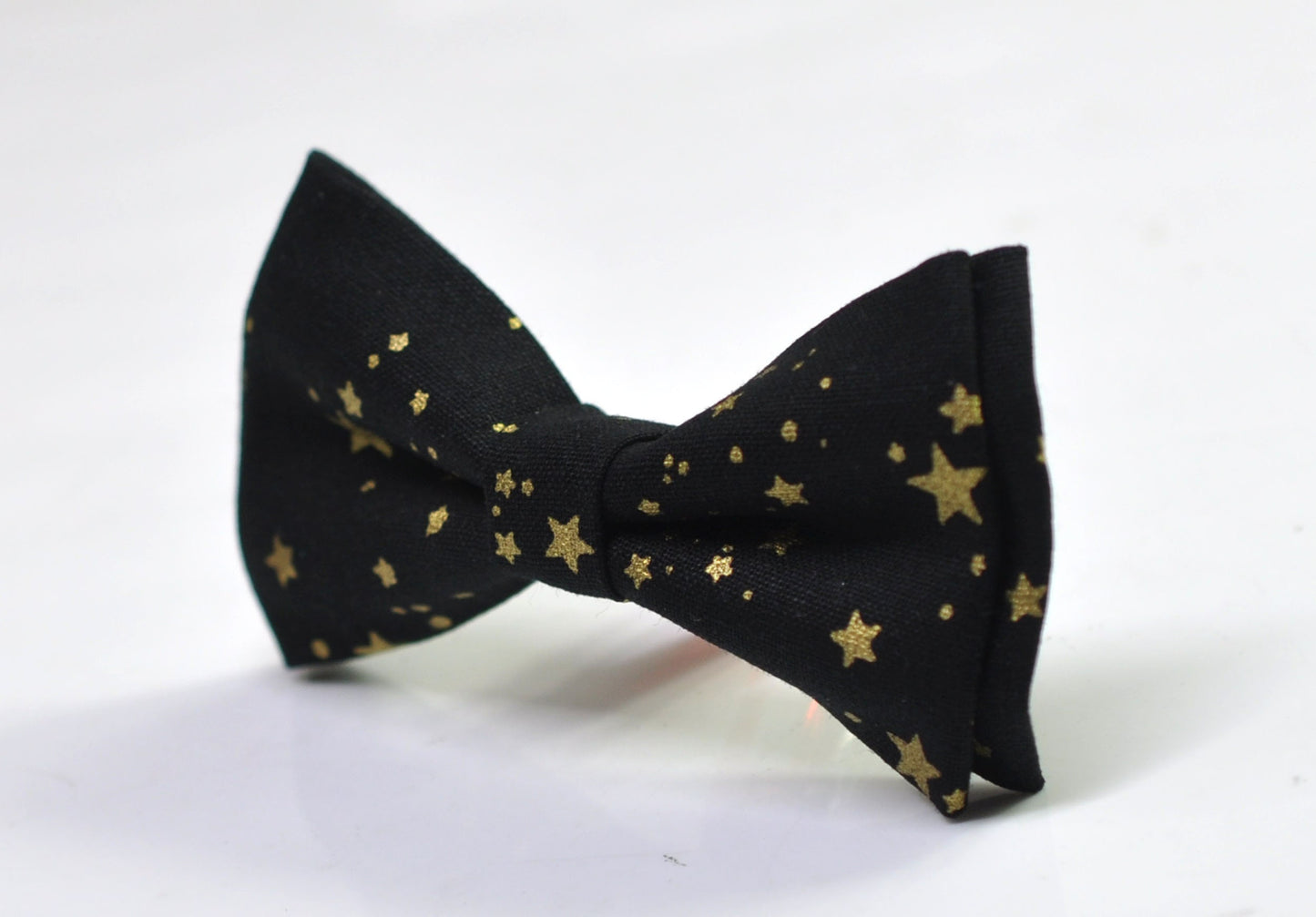 Black Gold Stars Christmas Xmas Bow tie Bowtie + Tan Brown Suspenders Braces for Men / Youth/ Boys Kids / Baby Infant Toddler